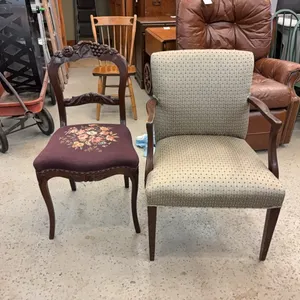 2 - Cushioned Sitting Chairs