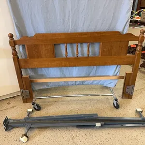 Headboard with bedframe