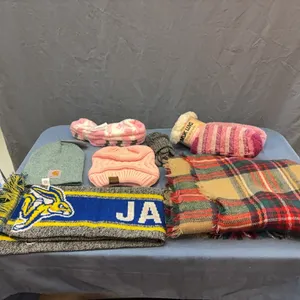 Scarves, Hat & Cabin Socks