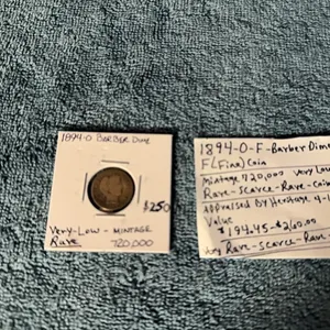 1894 Barber Dime