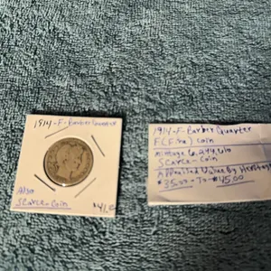 1914 Barber Quarter