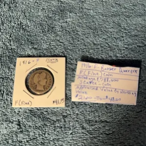 1916 Barber Quarter