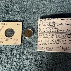 1873 3 Cent Nickel