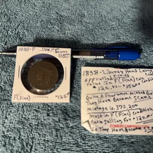 1838 Liberty Head Large Cent