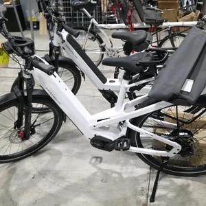 Riese & Müller Homage GT Rohloff HS electric bicycle. Features a 54cm white step-through frame, Bosch motor with 625Wh battery, and belt drive with Ro