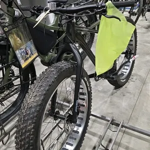 18” frame KHS ATB3000 fat tire bicycle. Features a rigid fork, front and rear disc brakes, and Vee Tire Co. 26X4.8 fat tires. Note: pedals are not inc