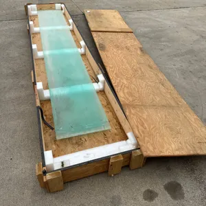 Wood Box with Glass