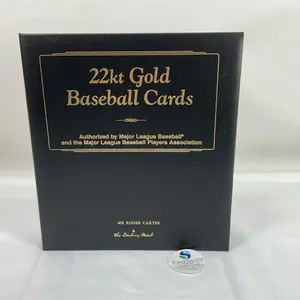 22kt Gold Electroplated Baseball Cards