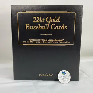 22kt Gold Electroplated Baseball Cards by The Danbury Mint