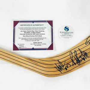 Autographed Avalanche Hockey Blade