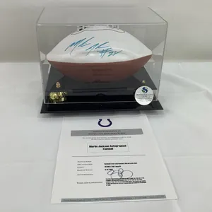Marlin Jackson Autographed Football