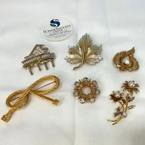 Gold Tone Pins & Brooches