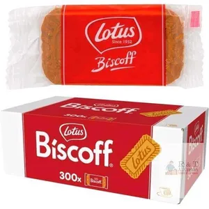 New 300-Pack Lotus Biscoff Cookies, 6.25 g Each