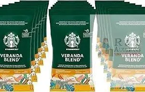 [bb 10/19/2023] New 18-Pack STARBUCKS Veranda Blend Ground Coffee Packages, Blond Roast, 70g Per Pack