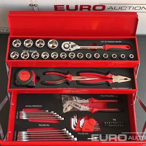 Unused 2026 Boss Cantilever Tool Box with Tools (450mm x 200mm x 209mm) 