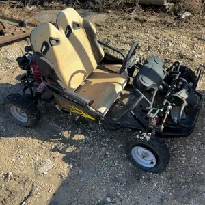 Two-Seat Off-Road Go-Kart with Honda GX200 Gas Engine and Coil-Over Suspension