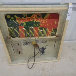 Vintage Drinker Tinker Test of Skill 5cent Coin-Operated Arcade Game 20 x 20 x 7"