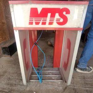 MTS Illuminated Pay Phone Booth Enclosure with Lighted Sign Top