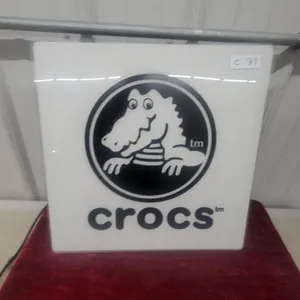 Crocs Illuminated Retail Display Sign 18.6 x 18.6"