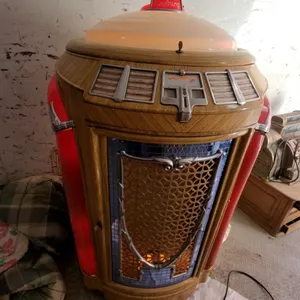 Seeburg Trash Can Model 148ml Jukebox with Illuminated Top and Chrome Accents Lights Up