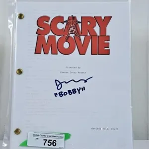 Scary Movie Revised Final Draft Autographed by