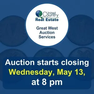 Auction begins to close Wednesday, May 13, 2026,