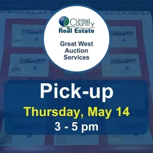 Pickup Thursday, May 14, 2026, at 3-5 pm