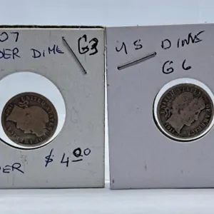 1907 and 1911 U.S.A. Dimes