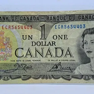 1973 Canada One Dollar Bill