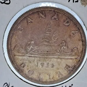 1935 Canada One Dollar Coin