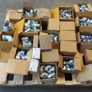Mixed Industrial Fittings, Valves & Parts Lot