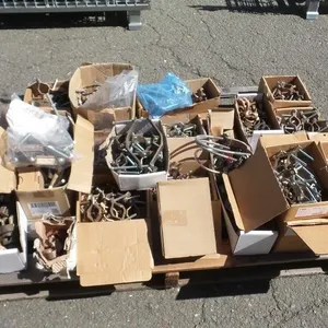 Bulk Electrical Hardware Lot - Clamps, Bolts, U-Bo