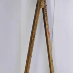 OLD Vintage Rustic Wooden Trolley Cart Dolly
