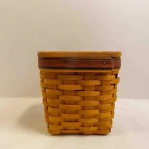 Longaberger Fathers Day Tall Tissue Basket 1994