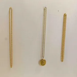 4 Gold Toned Necklaces -- Vintage Sarah Coventry