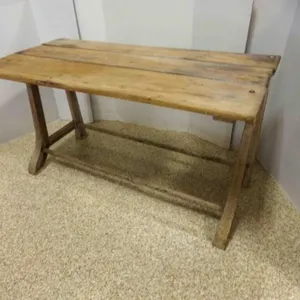 OLD Vintage SIMPLEX Industrial Workbench Cast Iron