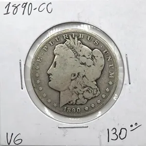 1890-CC Morgan Dollar