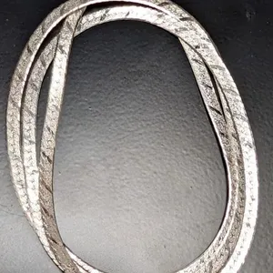 17" Rhodium Plated Silver Chain