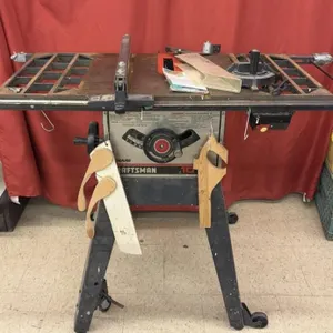 Sears Mastercraft Table Saw 10 inch comes with