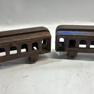 Antique cast-iron train car a lot of 2