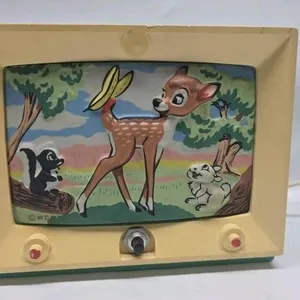 VTG BAMBI HANKSCRAFT WALT DISNEY WIND-UP MUSIC BOX