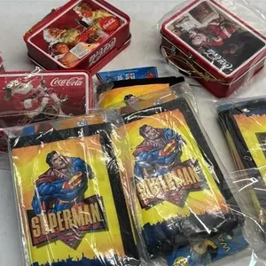 Superman Wallet & Coca Cola Mini Lunchbox lot