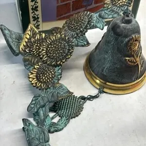 Solid Brass Garden Bell With bOx