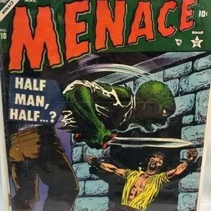 1954 Vol 1 - No 10 MENACE Comic Book