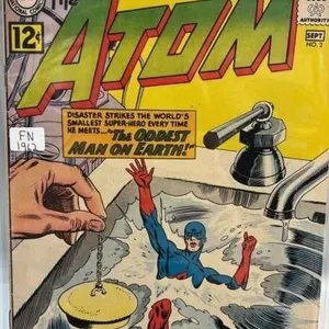 1962 The Atom no 2 Comic Book