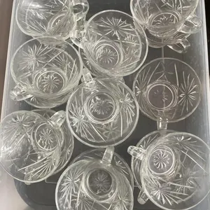 Crystal punch cups 17 total