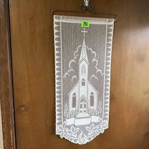 Heritage lace church wall hanging