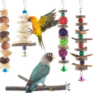 5 Piece Assorted Bird Toys For Budgie, Cockatiels