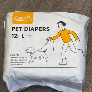 12 Piece Large Female Pet Diapers