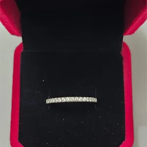 $550 App (0.19ct) Moissanite Band Sz8